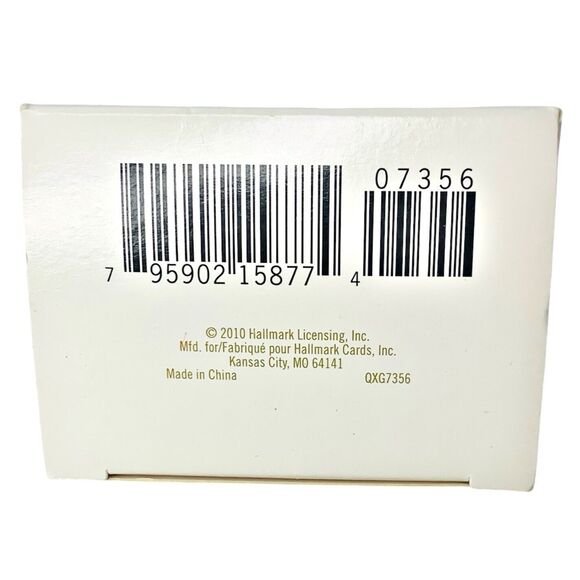 Hallmark Keepsake Spirited Snowman Christmas Tree Ornament 2010 Crackled Finish - Picture 10 of 10